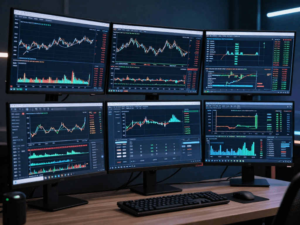 MetaTrader 5 官网内的加密货币交易平台界面，展示实时交易数据与专业的图表分析工具，强化安全与创新。