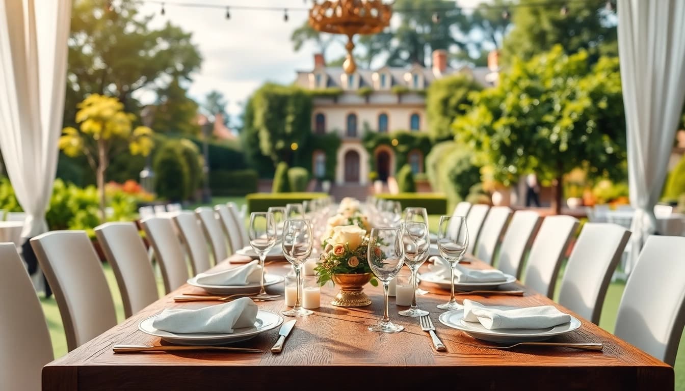 Stowe Venue Hire offers an elegant event setting with exquisite decor and lush gardens.