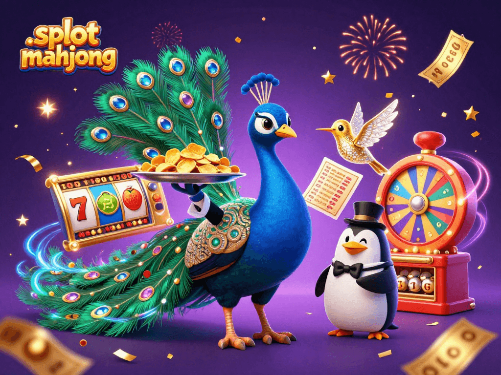 Experience the excitement of slot mahjong with vibrant characters and dynamic game elements.