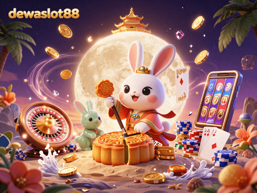 Jelajahi dewaslot88 dengan ilustrasi 3D menakjubkan, menggambarkan peluang menang di dunia perjudian.