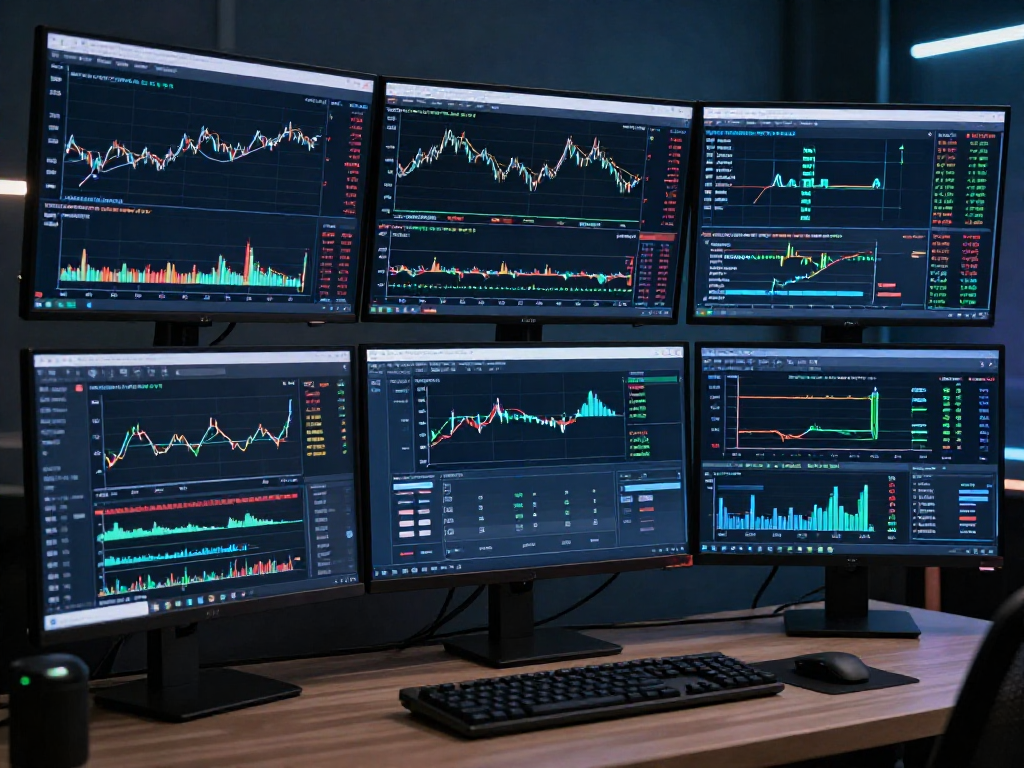 MetaTrader 5 官网内的加密货币交易平台界面,展示实时交易数据与专业的图表分析工具,强化安全与创新。
