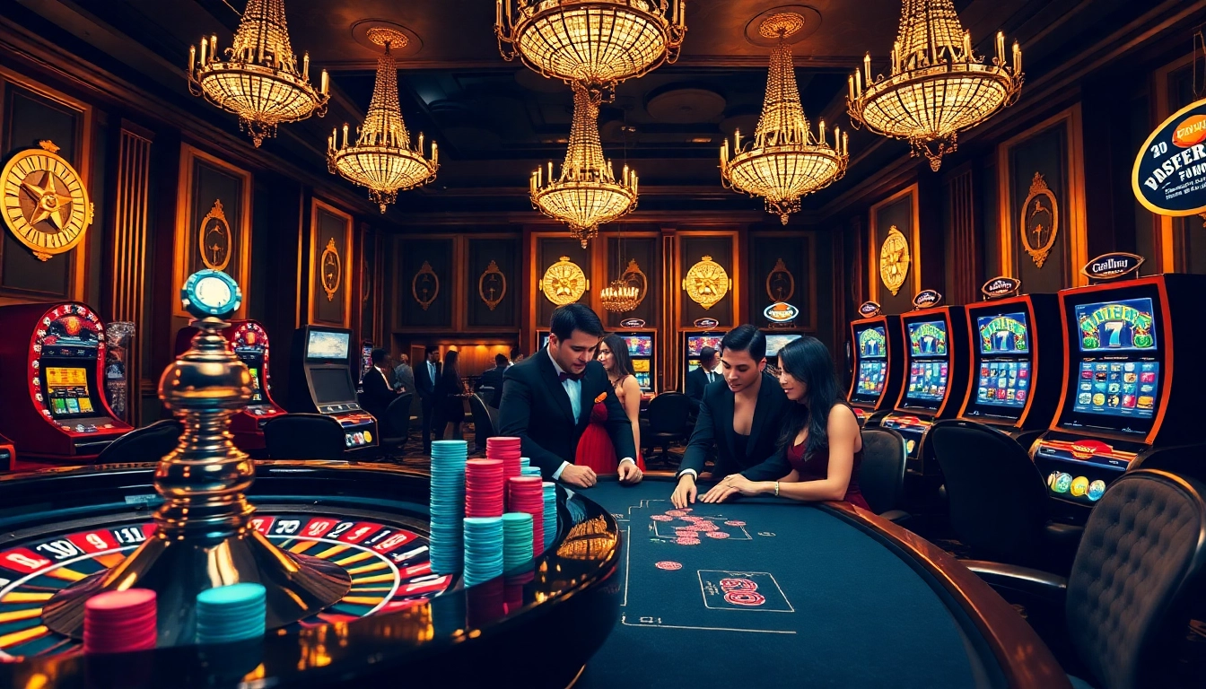 Vivez une expérience de jeu palpitante sur casino en ligne 2026 avec des jetons de poker colorés et des roues de roulette.