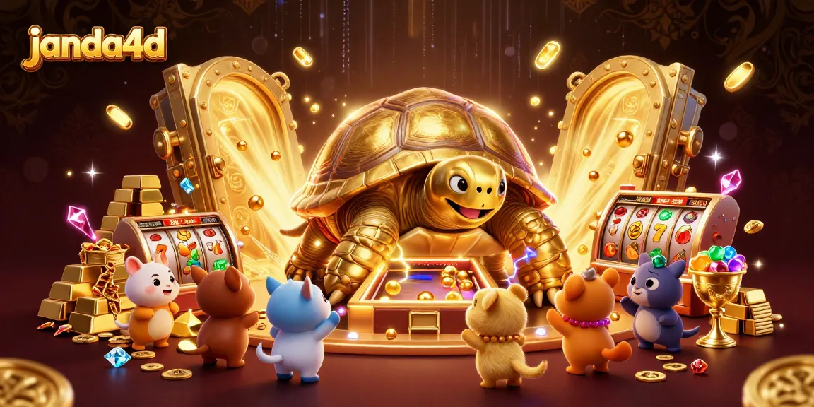 Permainan dan kesenangan di janda4d dengan tortoise emas yang menyenangkan.