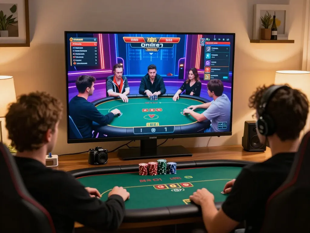 Berpartisipasi dengan link gacor sambil menikmati permainan poker online yang intens di lingkungan rumah yang nyaman