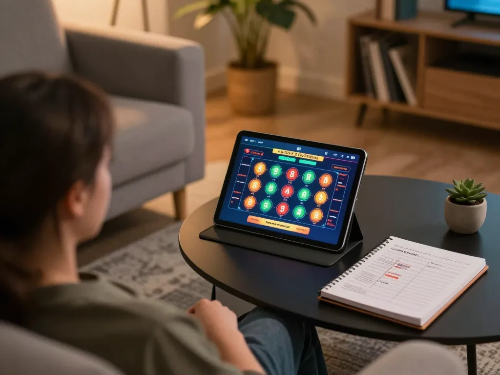 Engaged in online gaming at home, using casino non aams con neteller for deposits and withdrawals.