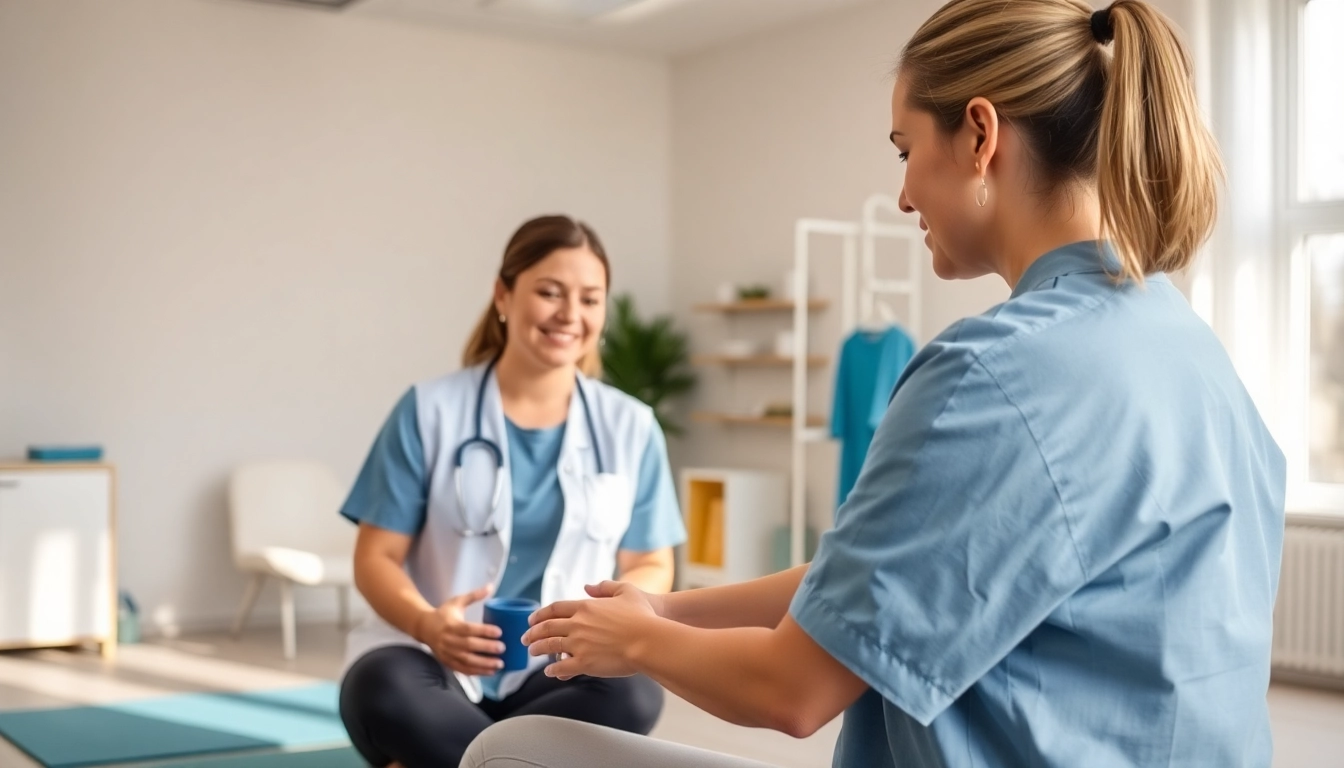Engaging physiotherapy session highlighting Seventeen Physio's commitment to patient care.