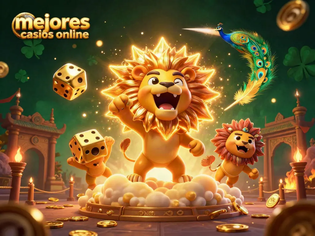 Disfruta de los mejores casinos online con esta emocionante ilustración de juego y aventura.