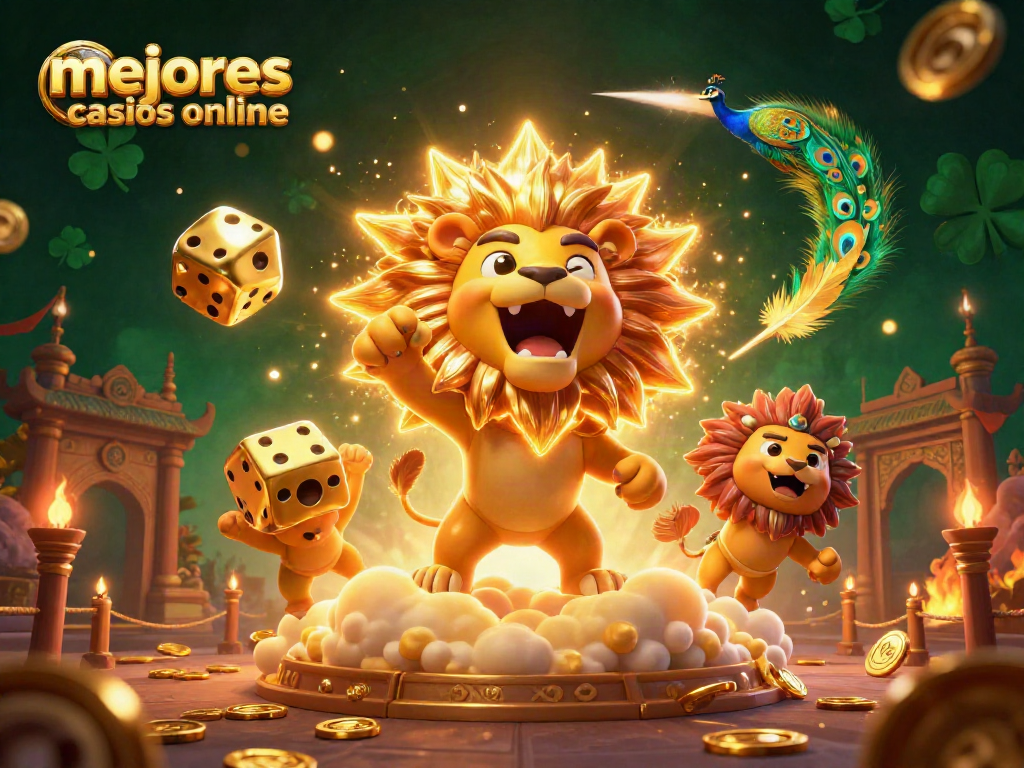 Disfruta de los mejores casinos online con esta emocionante ilustración de juego y aventura.