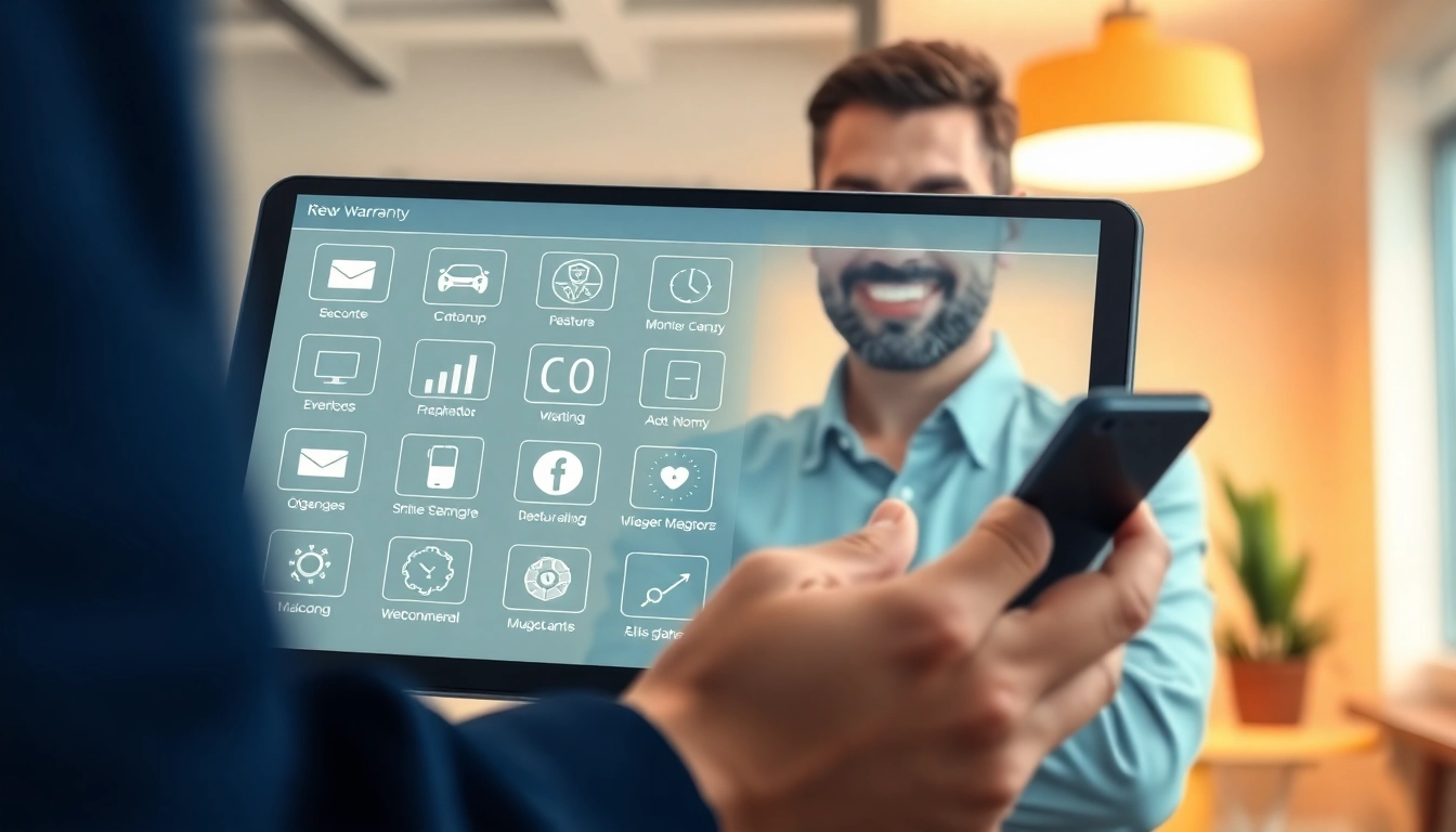Experience a frictionless warranty experience with a user-friendly digital device interface.