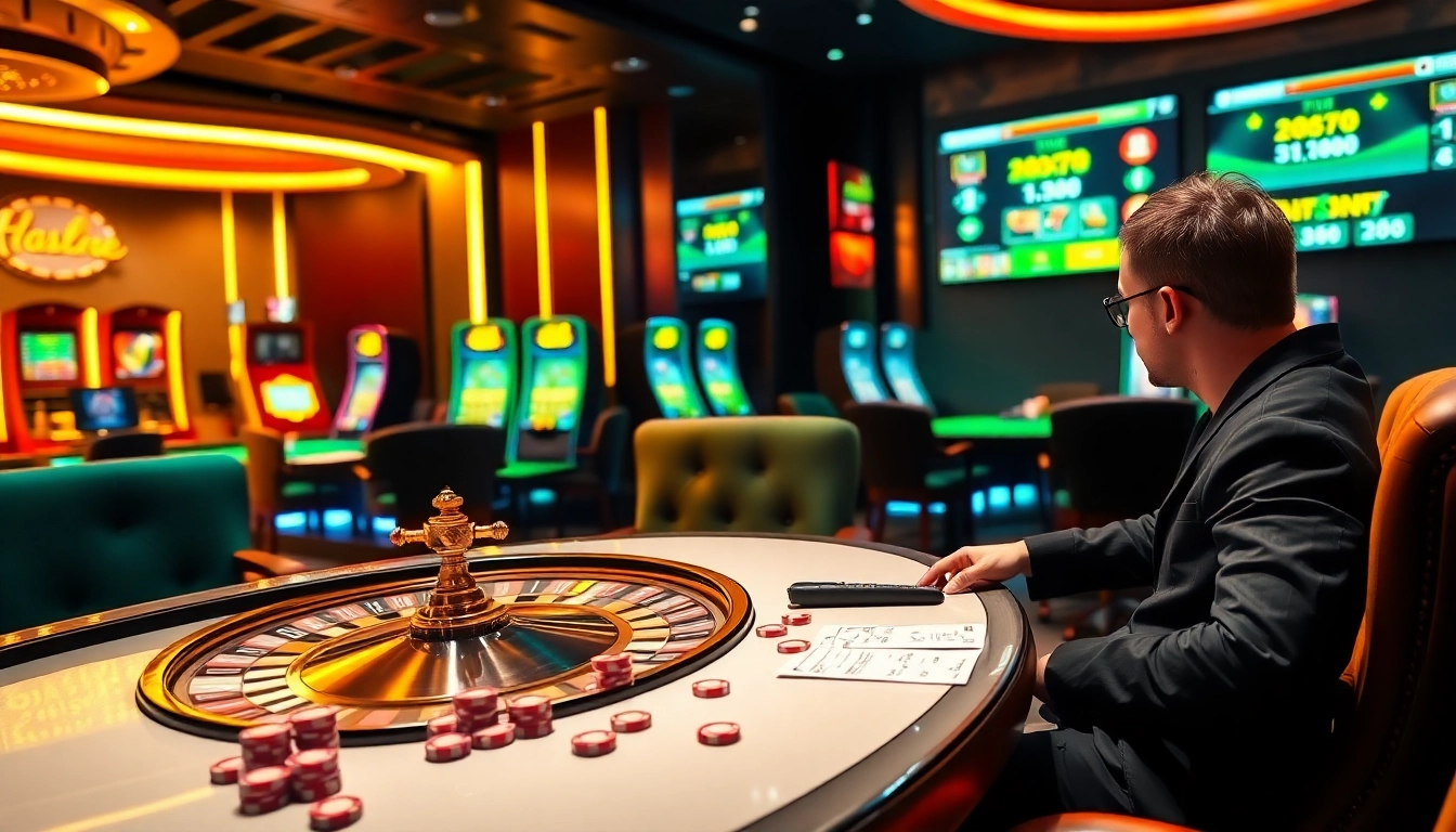 Découvrez un gameplay palpitant dans le casino en ligne 2026 avec des tables vibrantes et des machines à sous luxueuses.