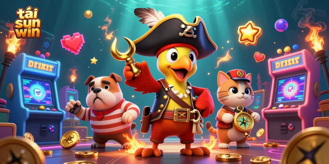 Experience the thrill of downloading and playing tải sun win with exciting characters in a rich casino scene.