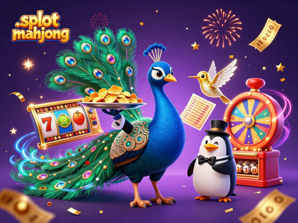Experience the excitement of slot mahjong with vibrant characters and dynamic game elements.