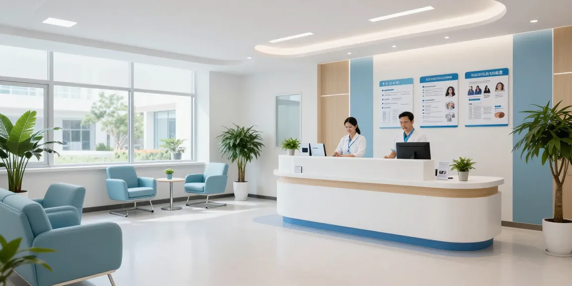 Appeal health insurance claim assistance at a healthcare clinic, showcasing medical services and compassionate patient care.