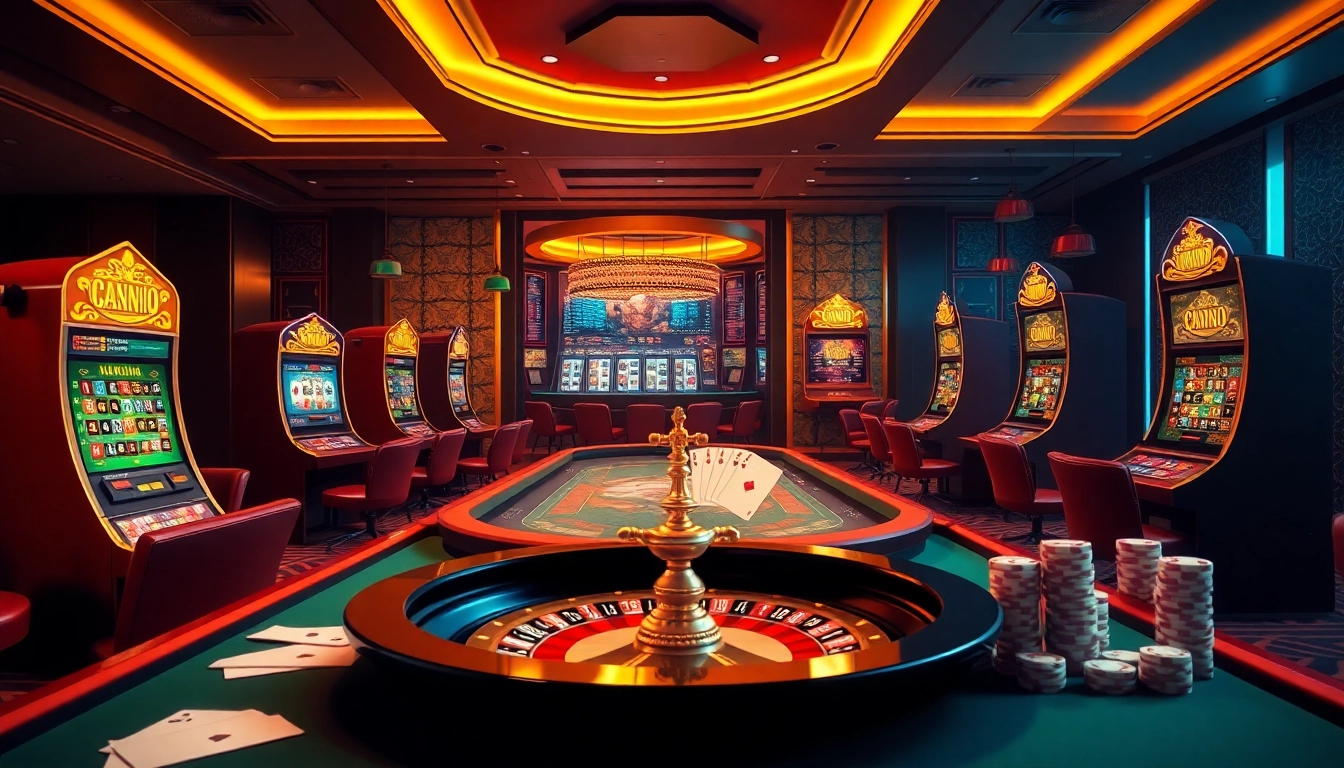 Vivez l'excitation du casino en ligne 2026 avec des tables de jeu luxueuses et des machines à sous vibrantes.