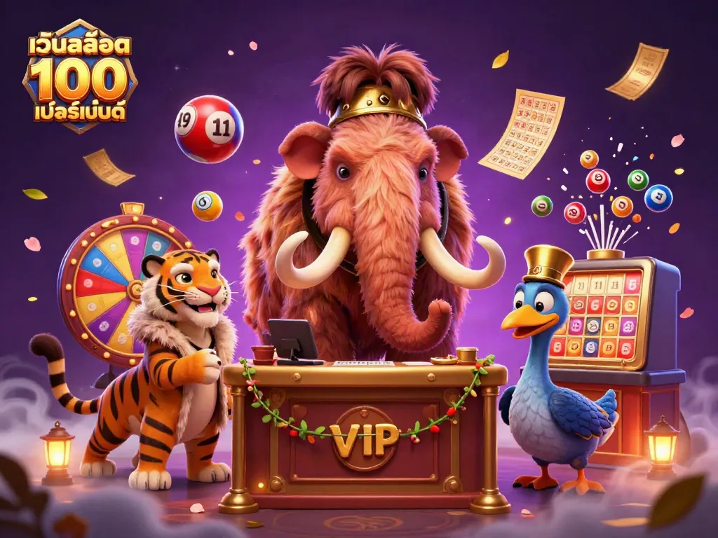 ภาพการ์ตูน 3D ที่แสดงถึงเว็บสล็อต แท้ 100 เปอร์เซ็นต์ และตัวละครในคาสิโนที่มีสีสัน