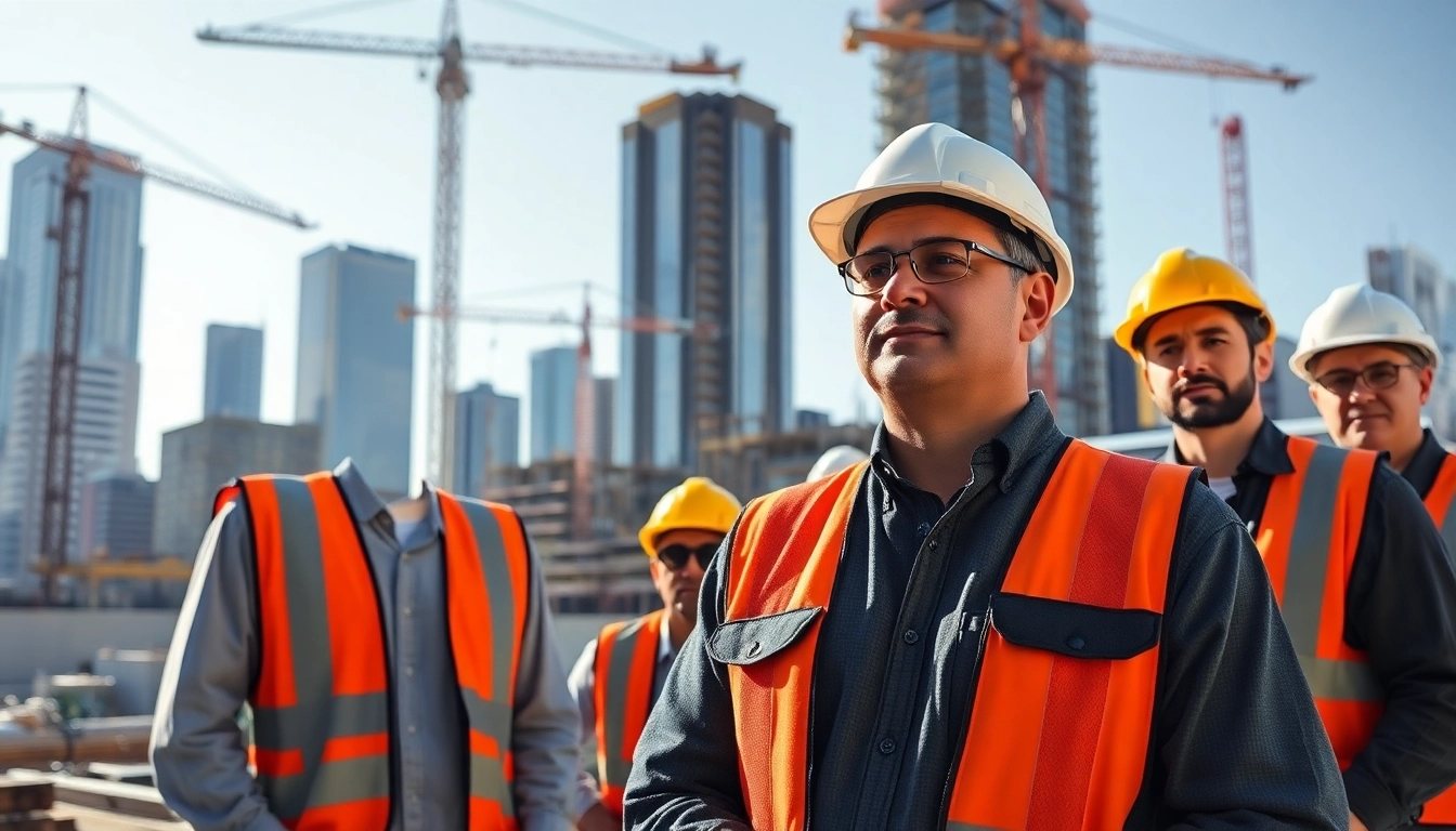 New York Commercial General Contractor supervising construction project in Manhattan.