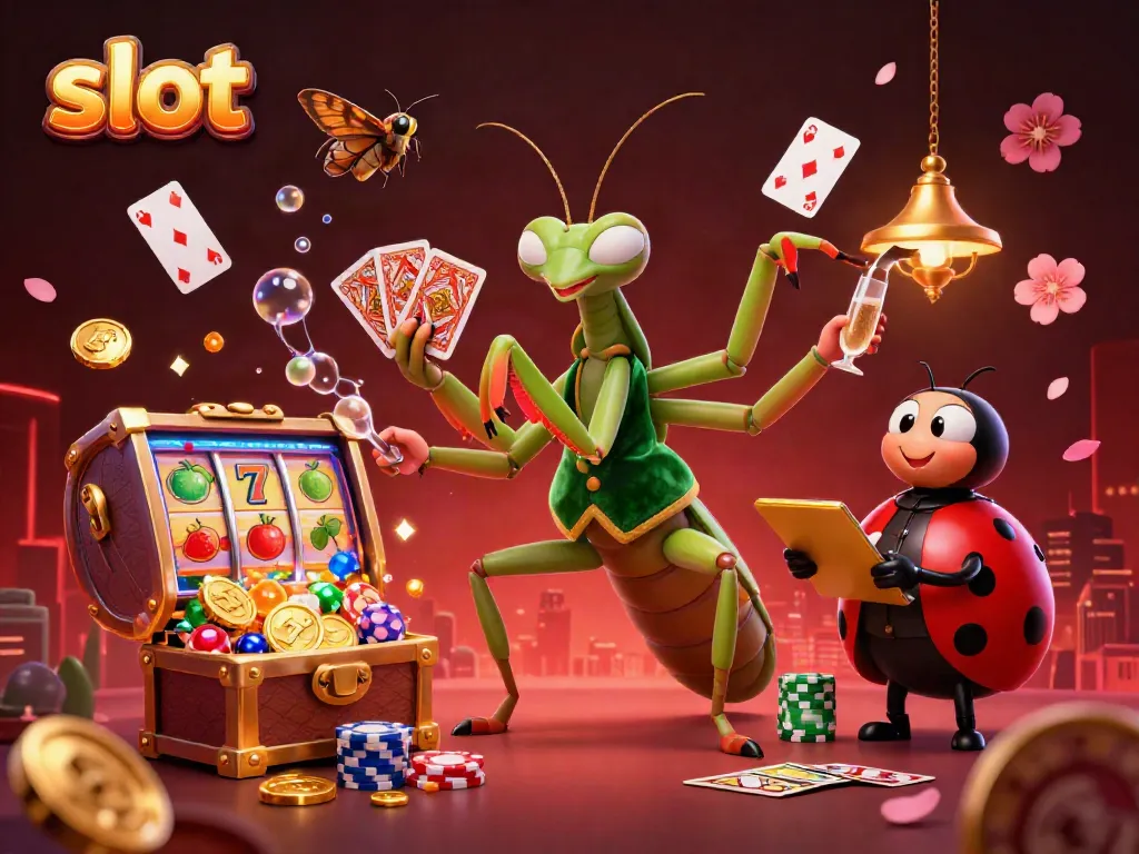Slot terlihat cerah dengan karakter lucu dan elemen permainan menarik di dalamnya.