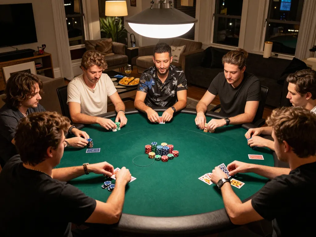 Players engaged in an exciting poker game, representing the hidden wiki tor and fun social gambling atmosphere.