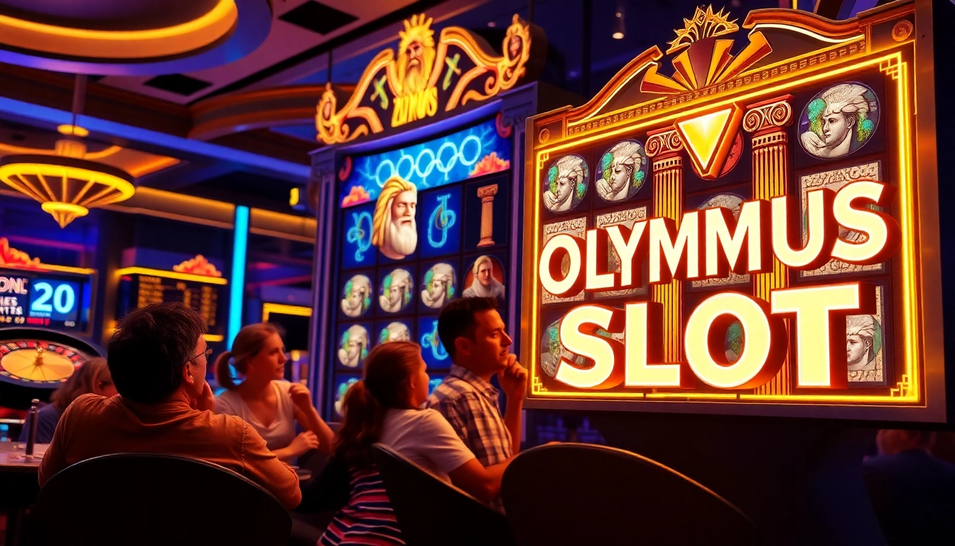 Spin to win on the exciting Olympus slot machine featuring Zeus and golden graphics.