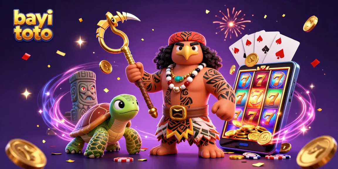 Bayi toto offers thrilling slot adventures with a demigod and vibrant gaming elements!