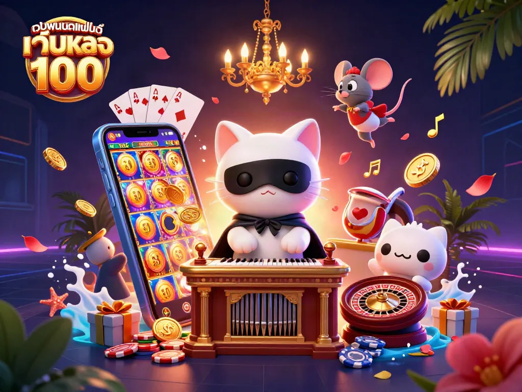 สนุกกับเกมที่ เว็บพนันออนไลน์ เว็บตรง 100 พร้อมภาพการ์ตูน 3D สุดตระการตา