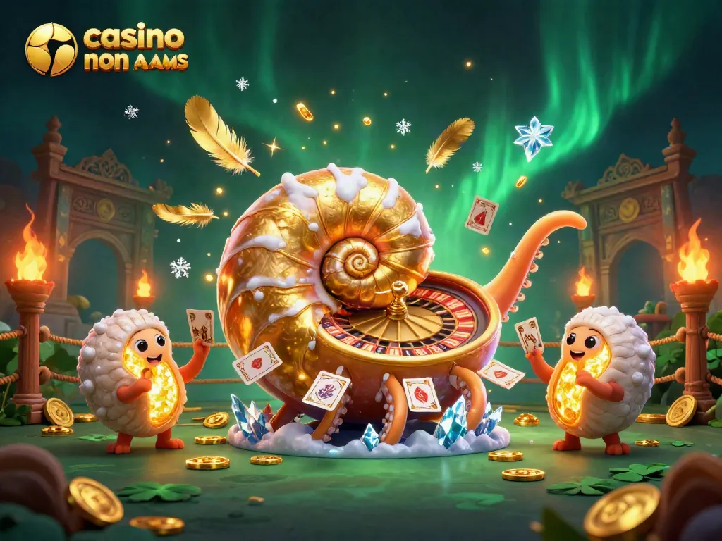 Gioca nei migliori casino online non AAMS, con il nautilus gigante e simboli d’azzardo scintillanti.