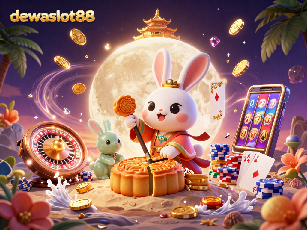 Jelajahi dewaslot88 dengan ilustrasi 3D menakjubkan, menggambarkan peluang menang di dunia perjudian.