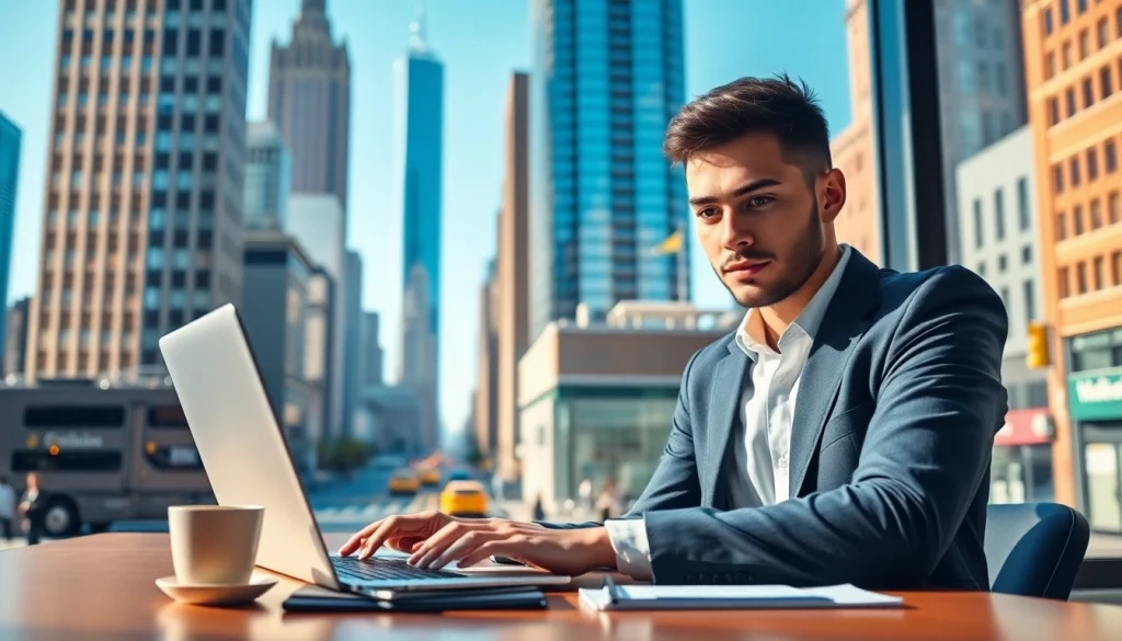 Submit a free job post new york application in NYC with determination in a bustling environment.