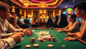 Experience the thrill of the best online casino Canada with vibrant gaming scenes and exciting gameplay.