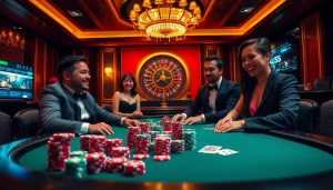 Người chơi Bet VIP đang thưởng thức một ván poker sang trọng với chip và lá bài trên bàn.